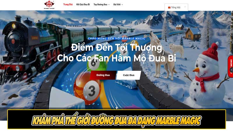 Khám phá thế giới đường đua đa dạng Marble Magic